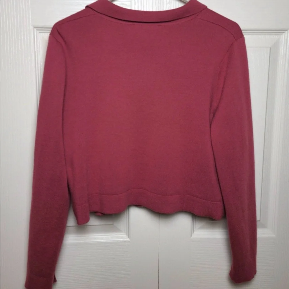 Sézane Betty Cardigan, Size Medium, Rosewood - Picture 5 of 9